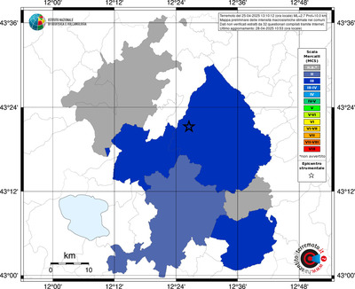 Mappa MCS - territori comunali