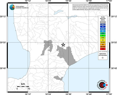 Mappa MCS - territori comunali