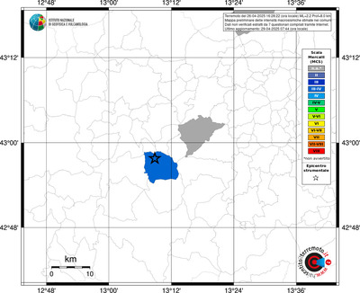 Mappa MCS - territori comunali