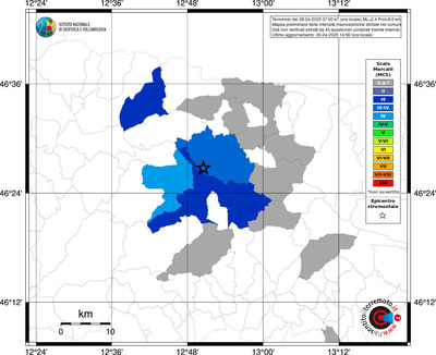 Mappa MCS - territori comunali