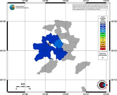 Mappa EMS - territori comuni