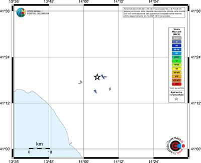 Mappa MCS - territori località