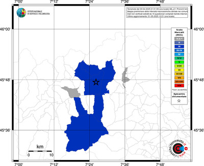 Mappa MCS - territori comunali
