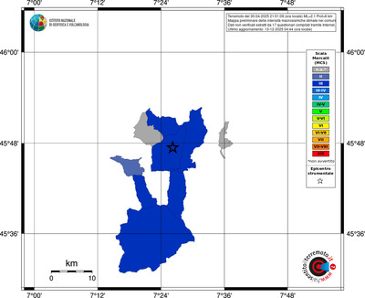 Mappa MCS - territori comuni