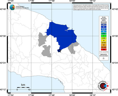 Mappa EMS - territori comunali