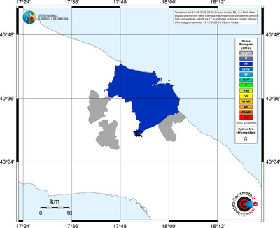 Mappa EMS - territori comuni