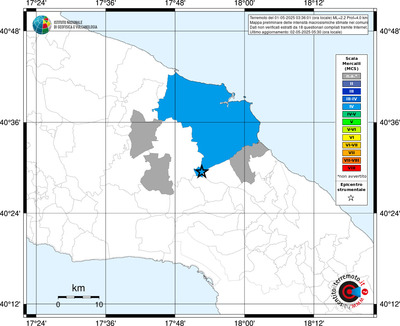 Mappa MCS - territori comunali