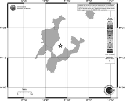 Mappa EMS - territori comuni