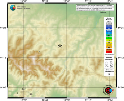 Mappa MCS - località