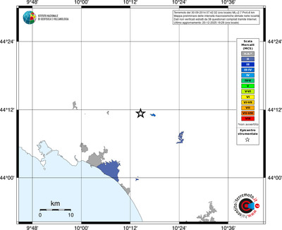 Mappa MCS - territori località