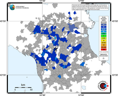 Mappa EMS - territori comuni