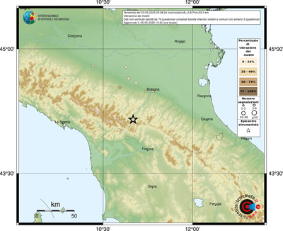 Mappa comuni con almeno 3 questionari