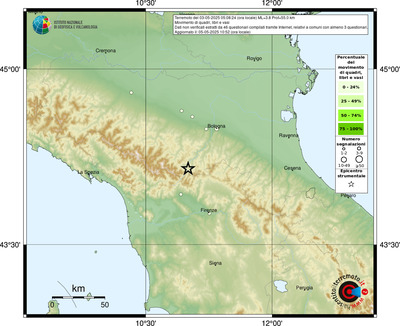 Mappa comuni con almeno 3 questionari