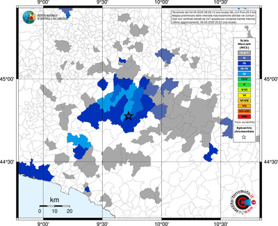 Mappa MCS - territori comunali
