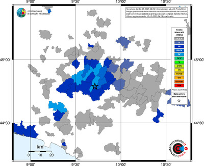Mappa MCS - territori comuni