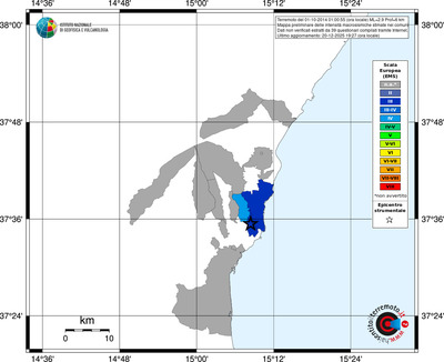 Mappa EMS - territori comuni