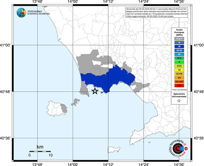 Mappa EMS - territori comunali