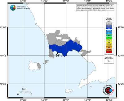 Mappa EMS - territori comuni
