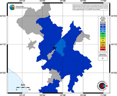 Mappa EMS - territori comuni