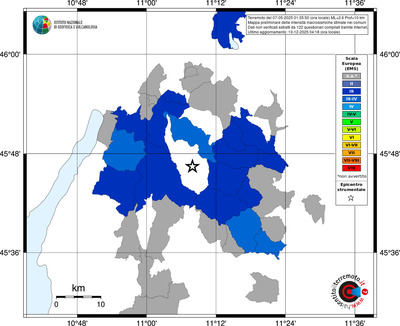 Mappa EMS - territori comuni