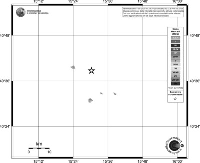 Mappa MCS - territori delle località