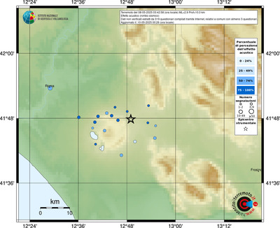Mappa comuni con almeno 3 questionari