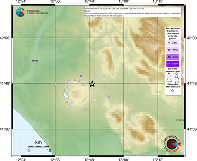 Mappa comuni con almeno 3 questionari