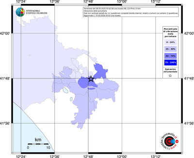 Mappa territorio comunale con almeno 3 questionari