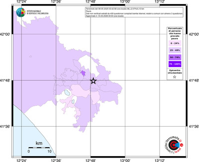 Mappa territorio comunale con almeno 3 questionari