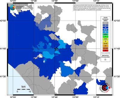 Mappa EMS - territori comuni
