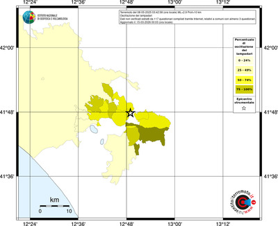 Mappa territorio comunale con almeno 3 questionari