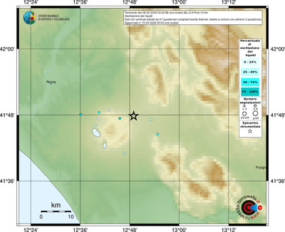 Mappa comuni con almeno 3 questionari