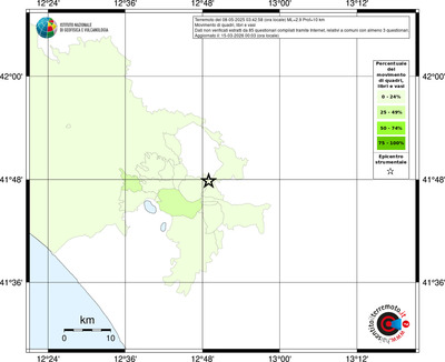 Mappa territorio comunale con almeno 3 questionari