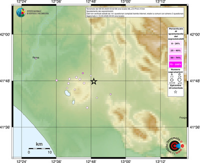 Mappa comuni con almeno 3 questionari