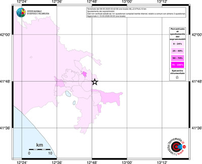 Mappa territorio comunale con almeno 3 questionari