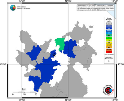 Mappa EMS - territori comuni