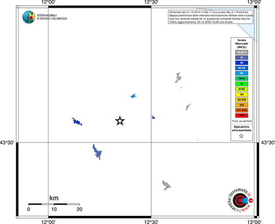 Mappa MCS - territori località
