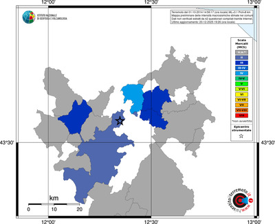 Mappa MCS - territori comuni