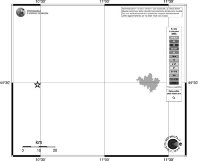 Mappa EMS - territori località
