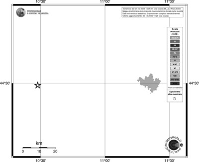 Mappa MCS - territori località