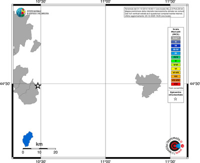 Mappa MCS - territori comuni