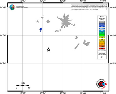 Mappa MCS - territori località