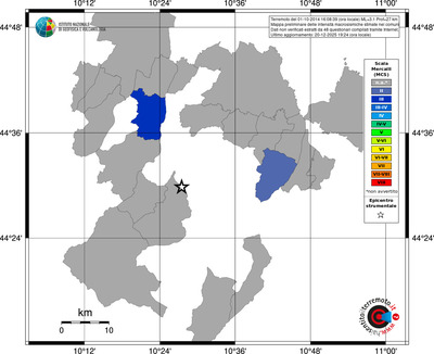 Mappa MCS - territori comuni
