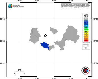 Mappa MCS - territori comuni