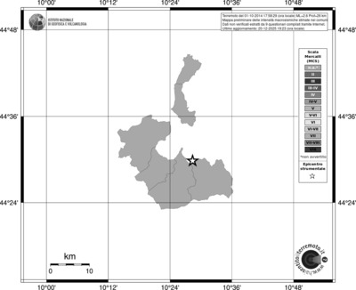 Mappa MCS - territori comuni