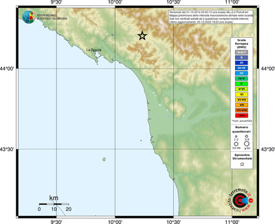 Mappa EMS - località