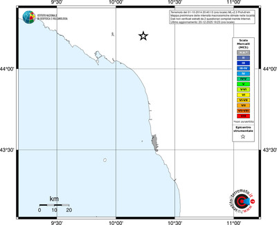 Mappa MCS - territori località