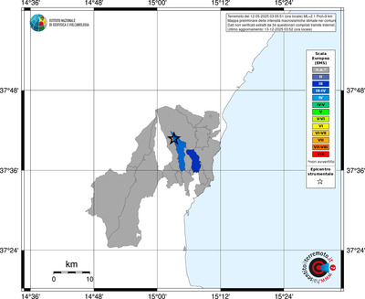 Mappa EMS - territori comuni