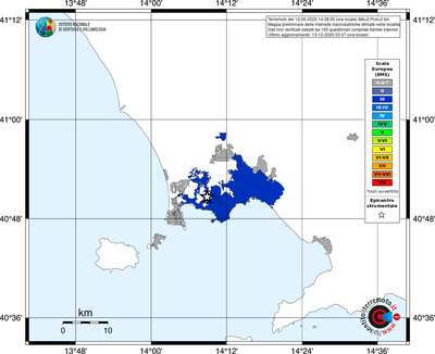 Mappa EMS - territori località