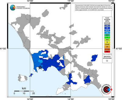 Mappa EMS - territori comuni